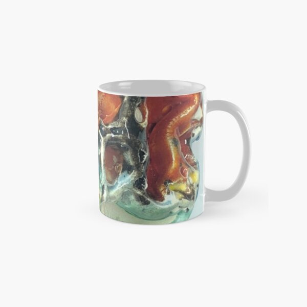 Colourful Coral Reef Ceramic Sculpture From Melbourne Australia Classic Mug
