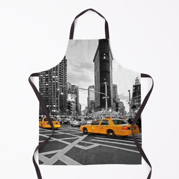 Item preview, NYC Yellow Cabs Flat Iron Building designed and sold by Hell-Prints.