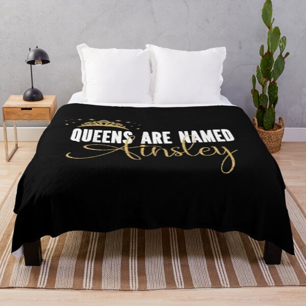 Item preview, Queens Are Named Ainsley Personalized First Name Girl print designed and sold by Grabitees.