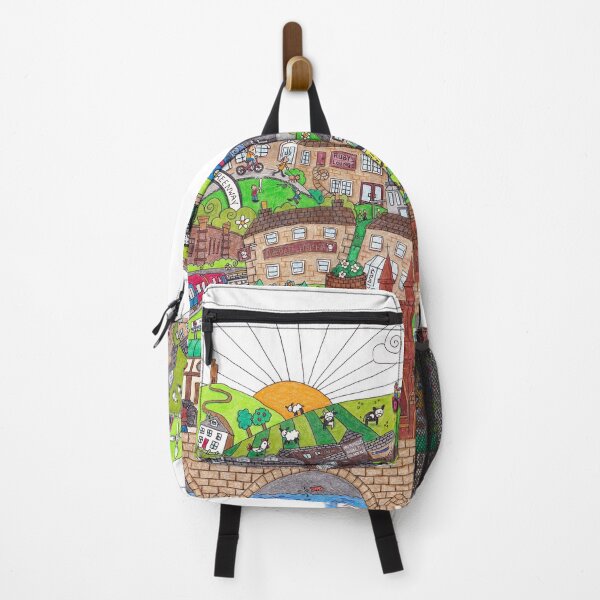 Item preview, Mirfield Yorkshire UK - Hand Drawn Illustration designed and sold by LouiseFranksArt.