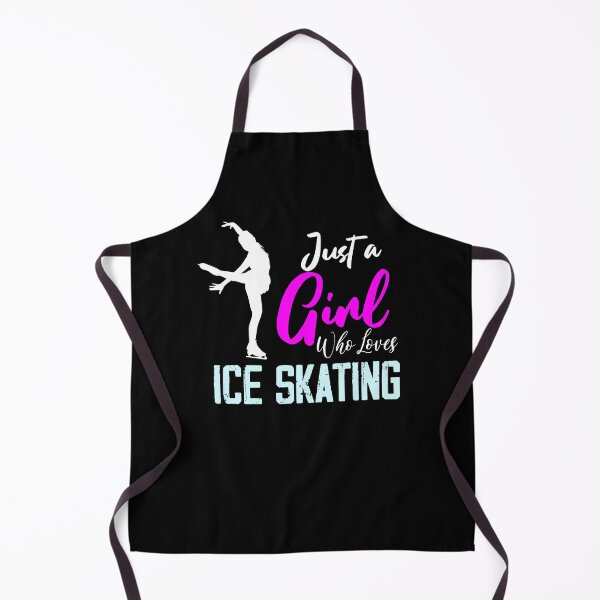 Item preview, Just A Girl Who Loves Ice Skating Figure Skate Skater Gift T-Shirt Essential T-shirt designed and sold by Elhshop ⭐⭐⭐⭐⭐.