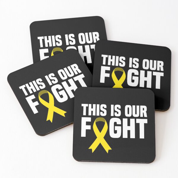 Item preview, Yellow ribbon Cancer awareness Fight Leukemia Gift idea designed and sold by Nessshirts.