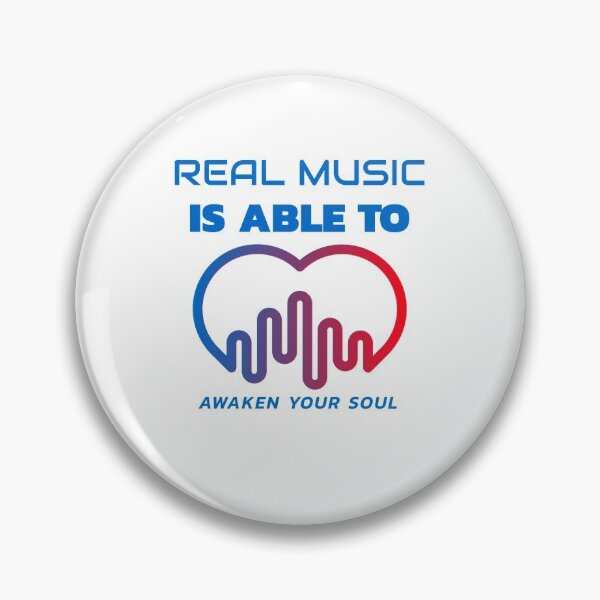 Item preview, Real Music Is Able To Love Heart Artwork designed and sold by TeesByMark.