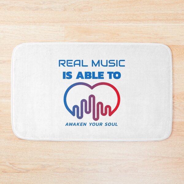 Item preview, Real Music Is Able To Love Heart Artwork designed and sold by TeesByMark.