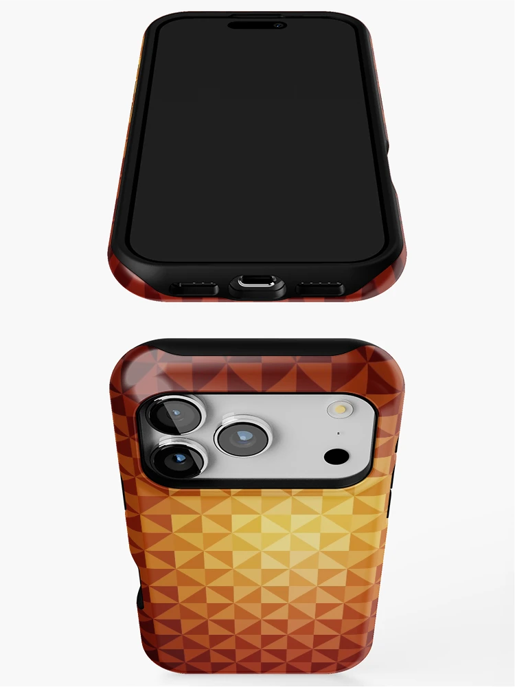 Thumbnail 3 of 4, iPhone Case, creative triangular pattern designed and sold by creativeaart.