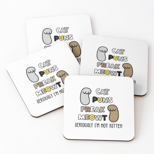 Item preview, Cat Puns Freak Meowt ( cat puns freak me out ) - Seriously I'm Not Kitten Funny Cat lover gift designed and sold by nananinanana.