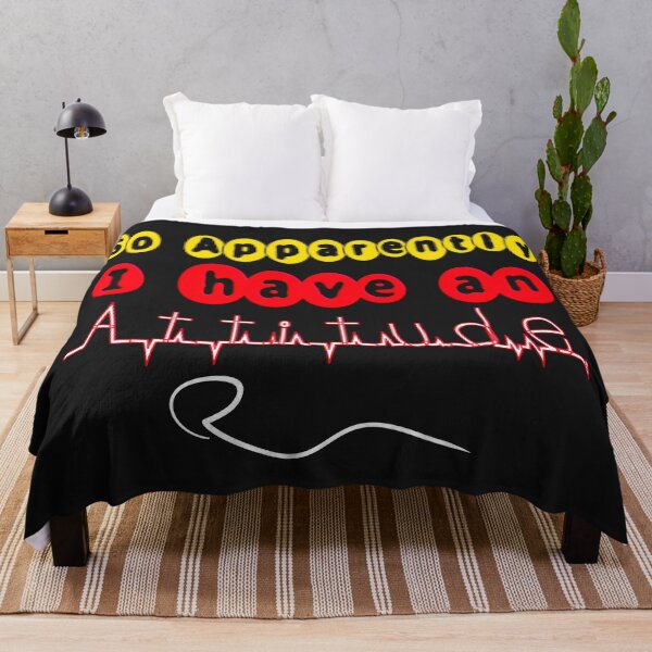 Item preview,  SO APPARENTLY I HAVE AN ATTITUDE FUNNY SARCASTIC designed and sold by Ralek.