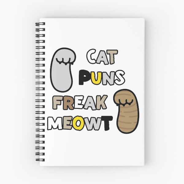 Item preview, Cat Puns Freak Meowt - ( cat puns freak me out )Funny Cat lover gift designed and sold by nananinanana.