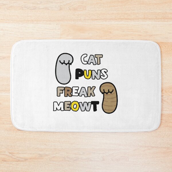 Item preview, Cat Puns Freak Meowt - ( cat puns freak me out )Funny Cat lover gift designed and sold by nananinanana.
