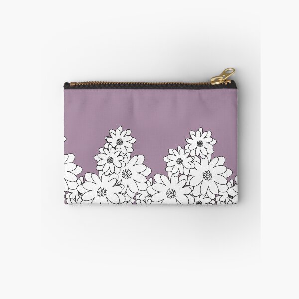 Item preview, PURPLE,BLACK AND WHITE FLORAL PATTERN designed and sold by Sharon111.