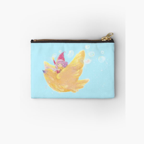 Item preview, Fanart cartoon character Little Memole transparent background girl riding a bird holding stars designed and sold by morikoMomoko.