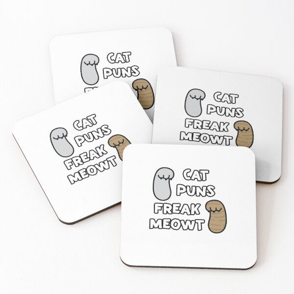 Item preview, Cat Puns Freak Meowt - ( cat puns freak me out )Funny Cat lover gift designed and sold by nananinanana.