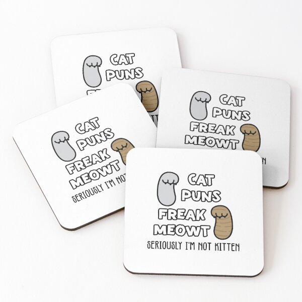 Item preview, Cat Puns Freak Meowt ( cat puns freak me out ) - Seriously I'm Not Kitten Funny Cat lover gift designed and sold by nananinanana.