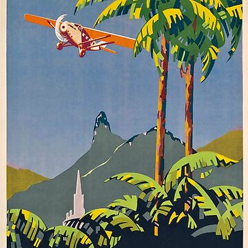 Aeropostale vintage travel poster Poster by stickart-marek