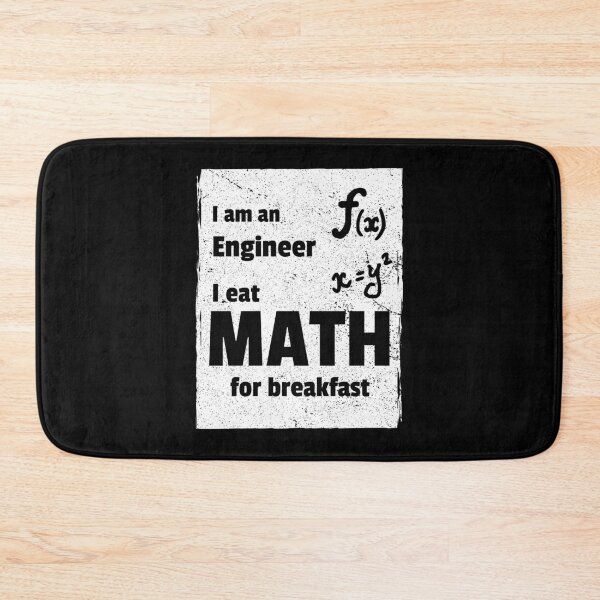 Item preview, I am an Engineer, I eat Math for breakfast designed and sold by Belcibol.