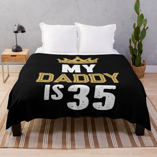 Item preview, My Daddy is 35 Years Old 35th Dad's Birthday Gift For Him print designed and sold by Grabitees.