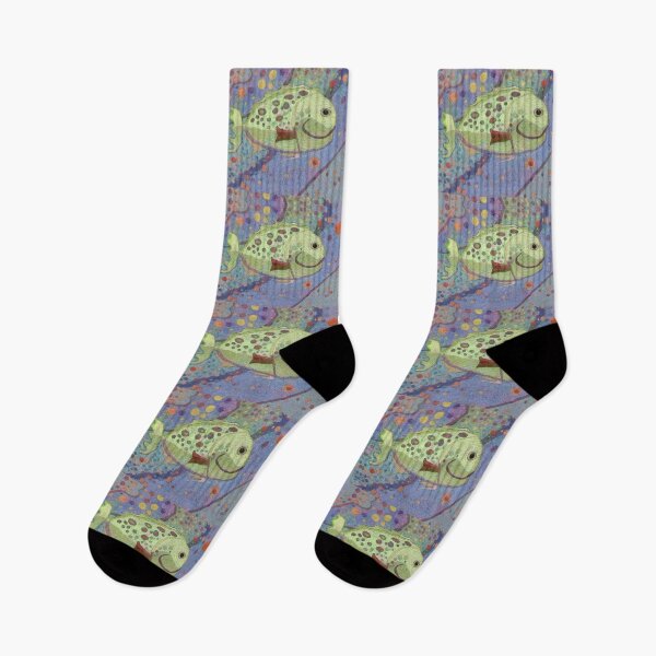 Item preview, HAPPY UNDERWATER FISH designed and sold by Jean Gregory Evans.
