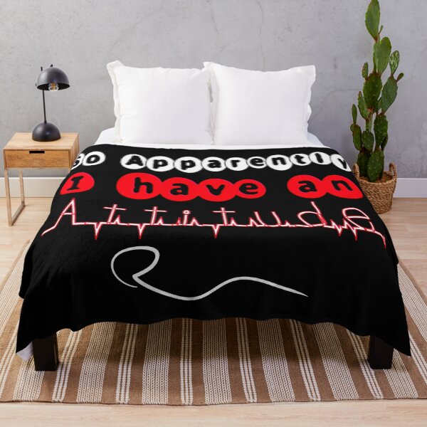 Item preview,  SO APPARENTLY I HAVE AN ATTITUDE FUNNY SARCASTIC designed and sold by Ralek.