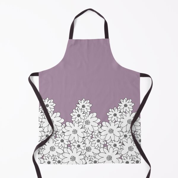 Item preview, PURPLE,BLACK AND WHITE FLORAL PATTERN designed and sold by Sharon111.