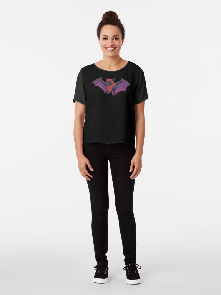 Alternate view of Bat Chiffon Top