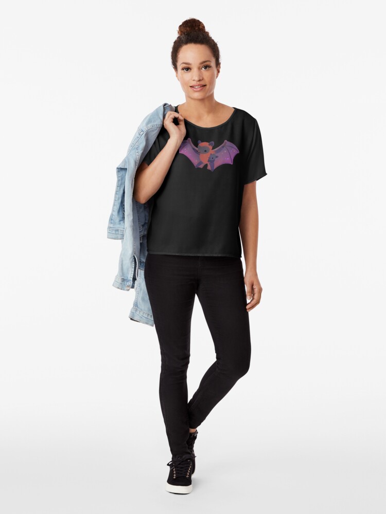 Alternate view of Bat Chiffon Top