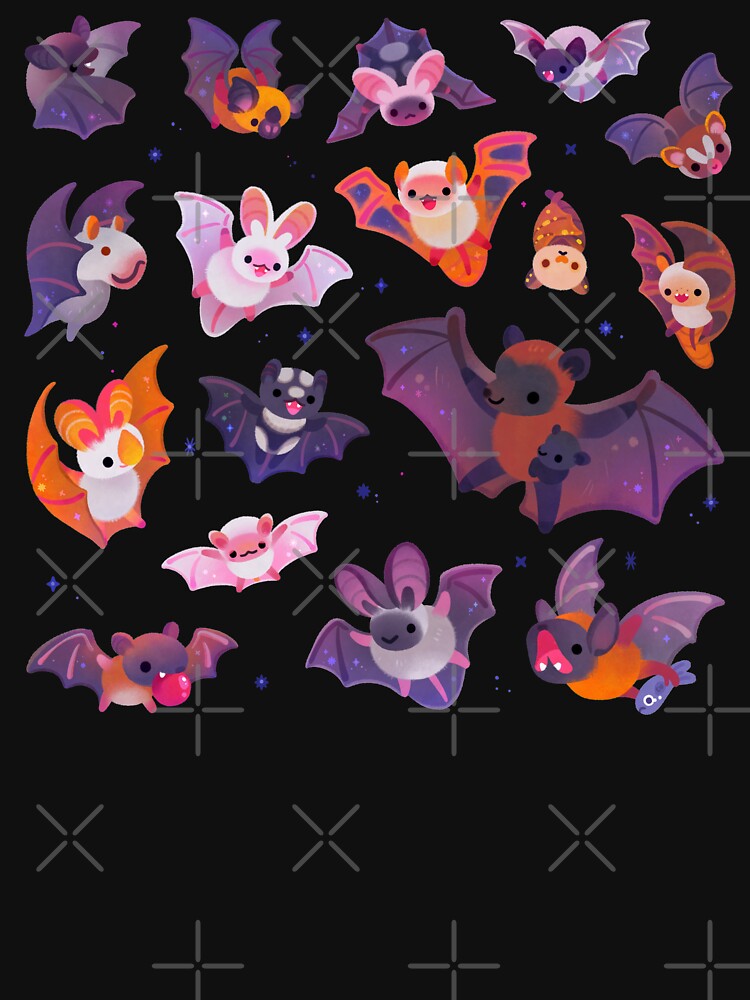 Thumbnail 3 of 3, Racerback Tank Top, Bat - dark designed and sold by pikaole.