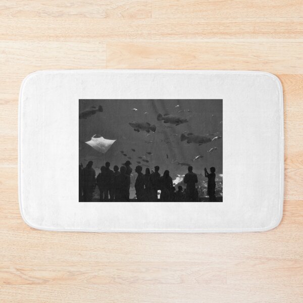 Item preview, 4 Groupers and a Manta (B&W) designed and sold by Mike Ashley.