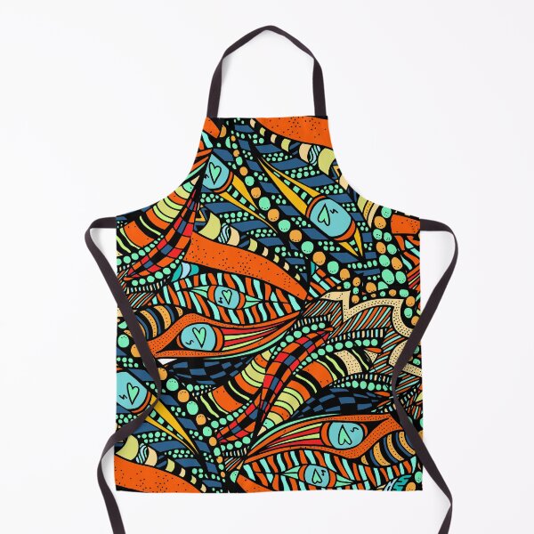 Item preview, Orange and Teal Abstract Pattern designed and sold by GillyMc.