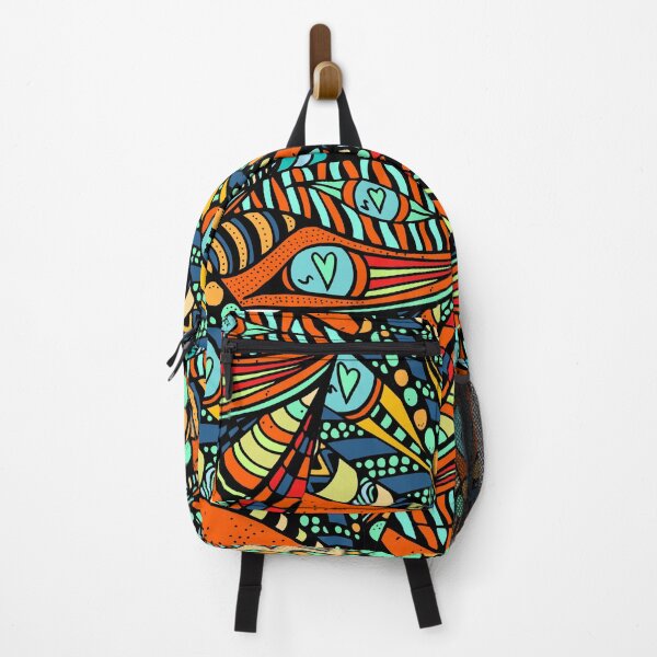Item preview, Orange and Teal Abstract Pattern designed and sold by GillyMc.