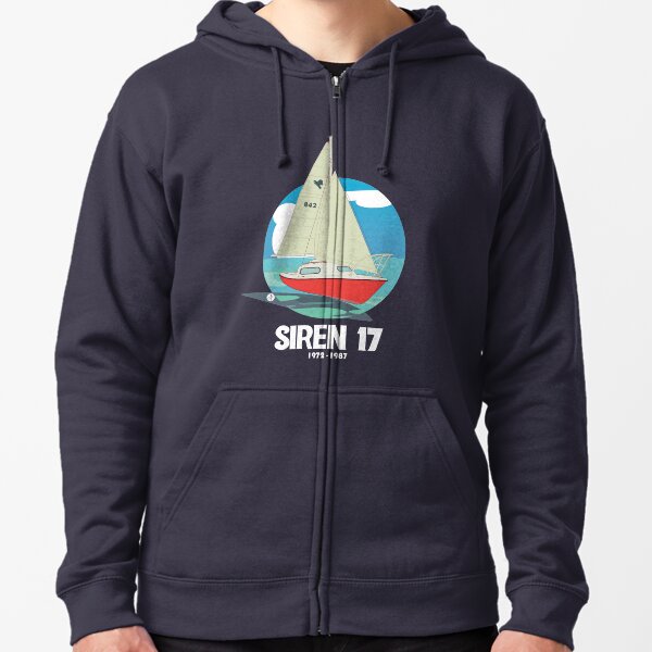 Siren 17 Sailing Boat Zipped Hoodie