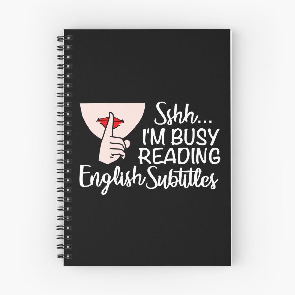 Item preview, Sshhh..I'm Busy Reading English Subtitles designed and sold by dorkysince1994.