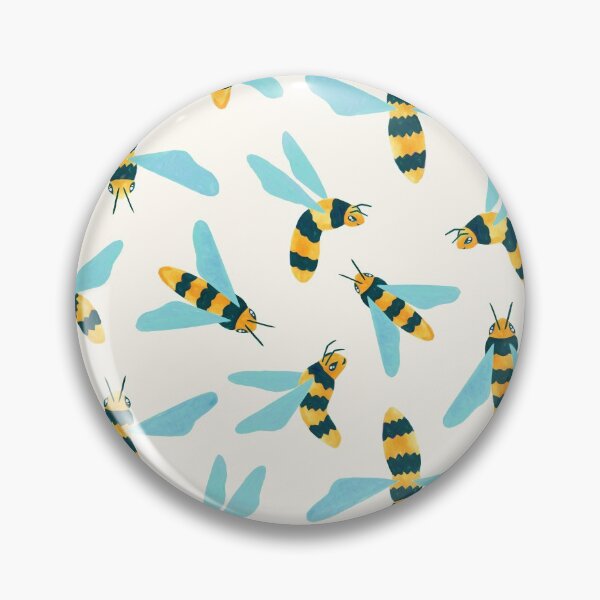 Item preview, Friendly Gouache Bees on Cream - Scandi designed and sold by TigaTiga.