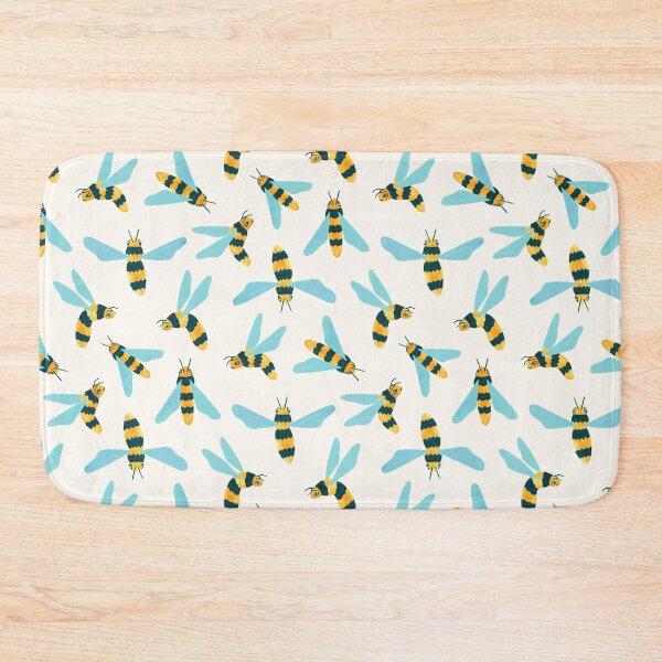 Item preview, Friendly Gouache Bees on Cream - Scandi designed and sold by TigaTiga.