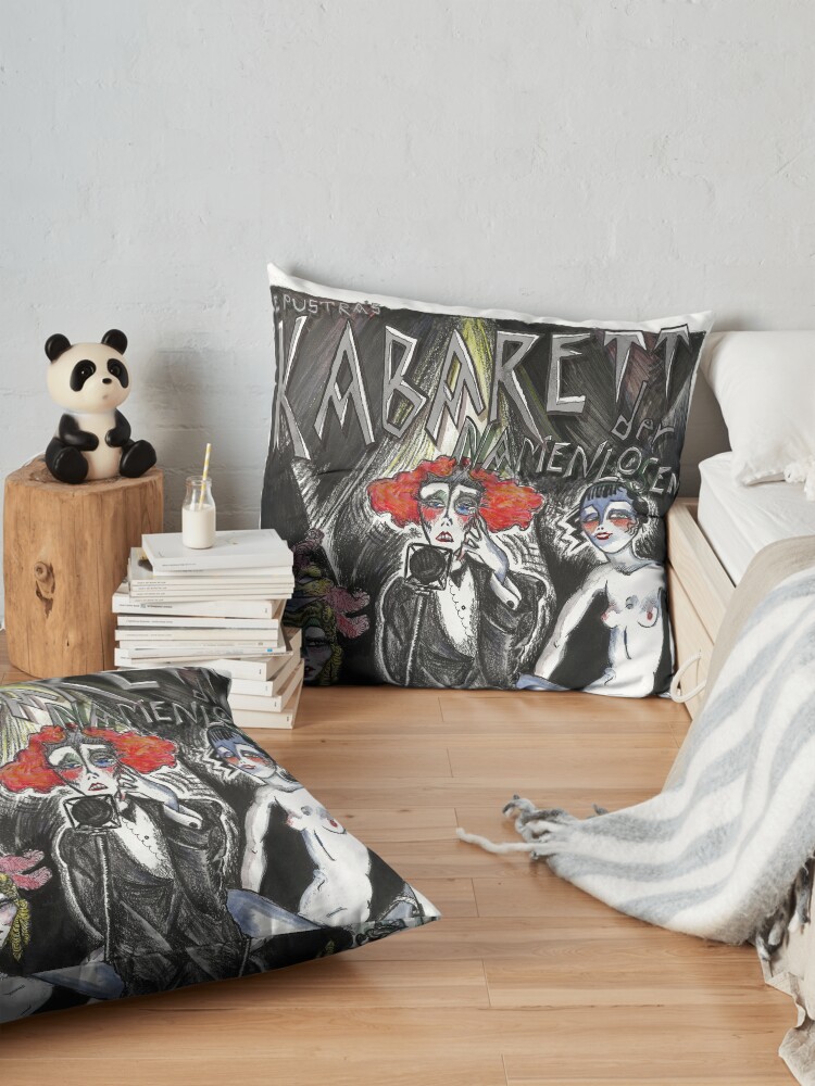 Alternate view of Le Pustra's Kabarett der Namenlosen Floor Pillow