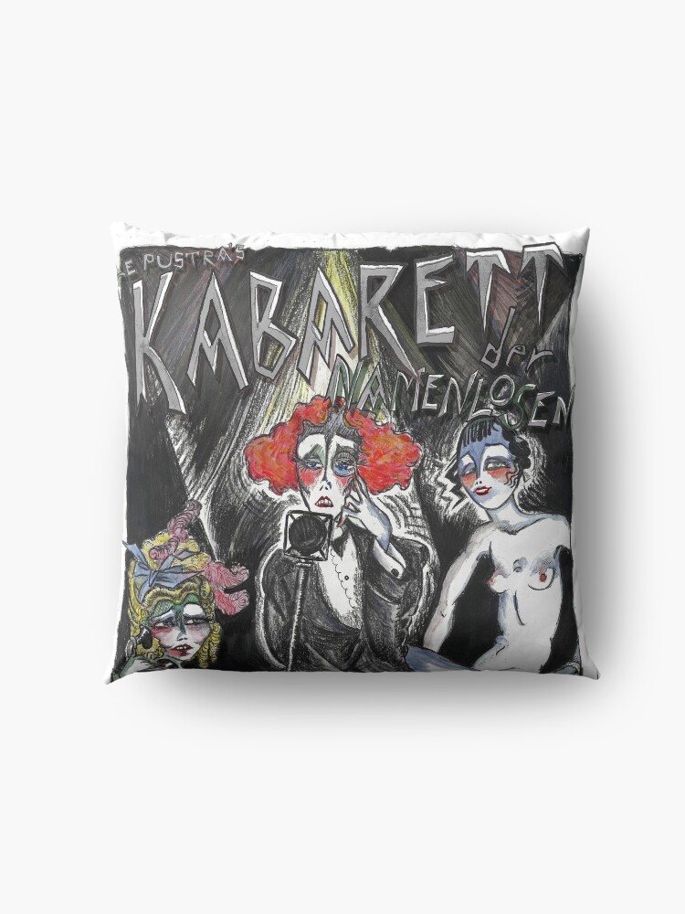 Alternate view of Le Pustra's Kabarett der Namenlosen Floor Pillow