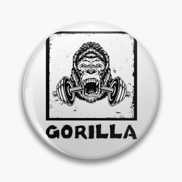 Item preview, Funny Bodybuilder Dad Gift Gorilla Gym Weight Lifter For Father Husband - Beast Gorilla Lover Retro Vintage Illustration designed and sold by JustBeHappyy.
