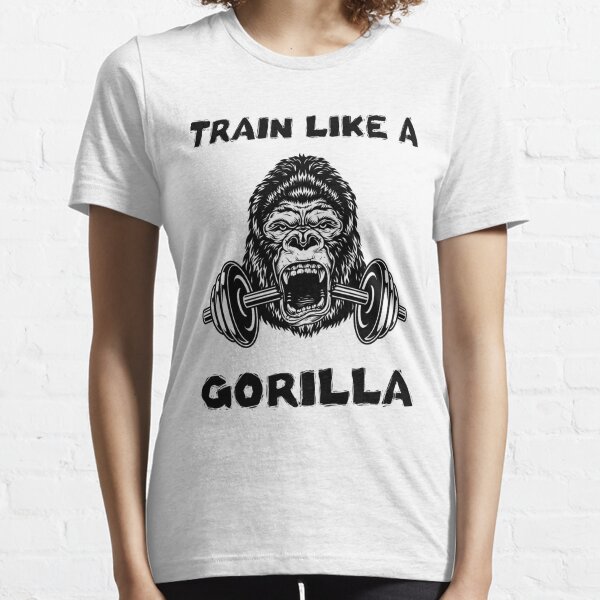 Gray Musculation Fitness Gorilla Wear Hobbs T-Shirt