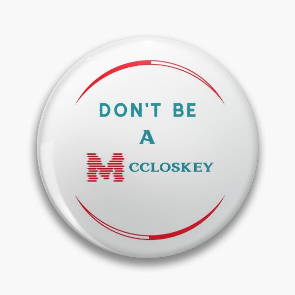 Item preview, mccloskey designed and sold by crazy merchs.