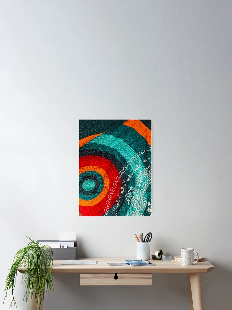 Thumbnail 2 of 3, Poster, Multicolor Circles designed and sold by Rheba77.