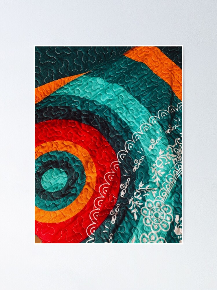 Thumbnail 1 of 3, Poster, Multicolor Circles designed and sold by Rheba77.