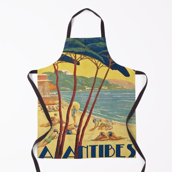 Item preview, retro classic Antibes Juan les Pins poster designed and sold by CorasPosters.