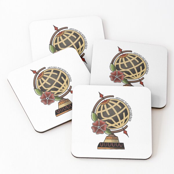 Item preview, State Champs Around the World and Back Globe Tattoo designed and sold by dystopiadesigns.