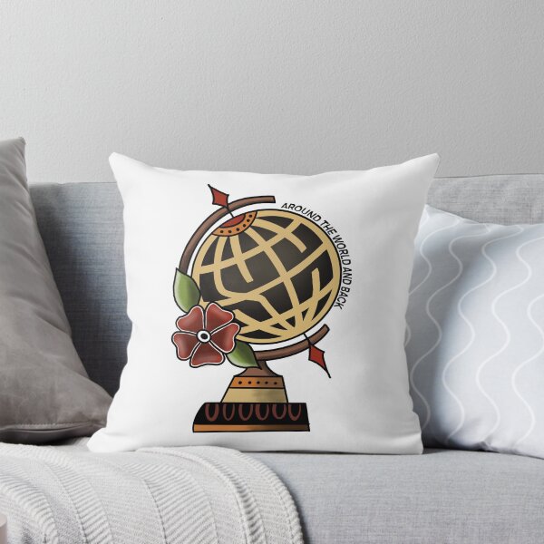Item preview, State Champs Around the World and Back Globe Tattoo designed and sold by dystopiadesigns.