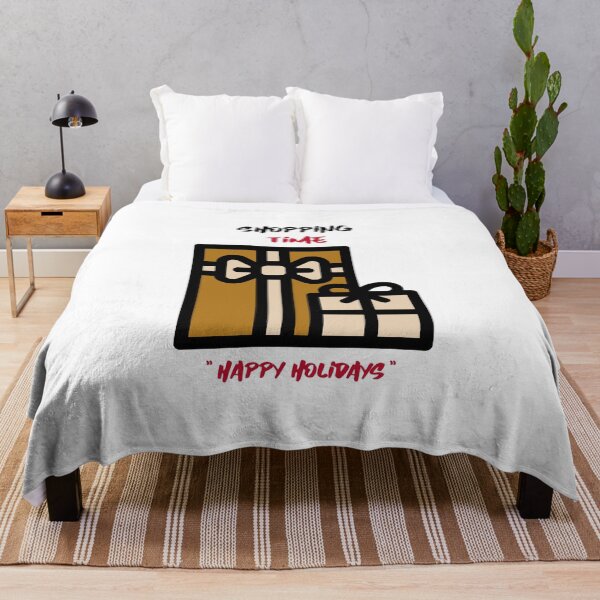 Item preview, Shopping Time "Happy Holidays" designed and sold by unikologo.