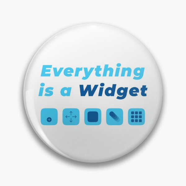 Item preview, Everything is a Widget - Flutter designed and sold by Mechashadow.