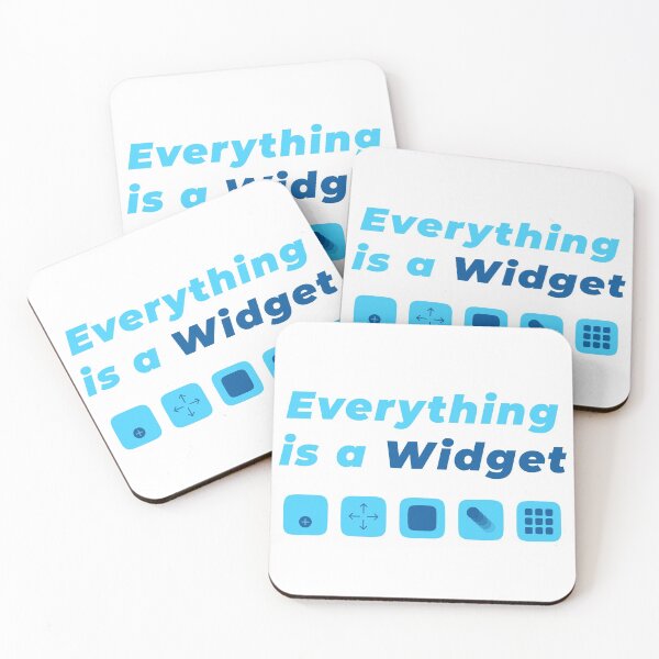Item preview, Everything is a Widget - Flutter designed and sold by Mechashadow.