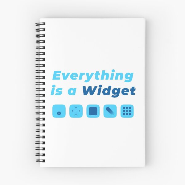 Item preview, Everything is a Widget - Flutter designed and sold by Mechashadow.