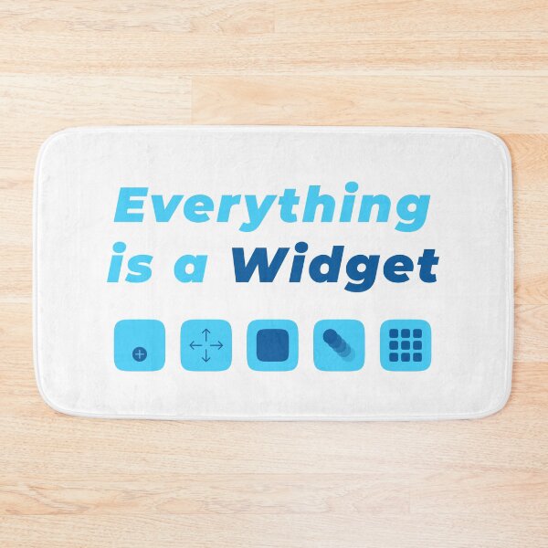Item preview, Everything is a Widget - Flutter designed and sold by Mechashadow.