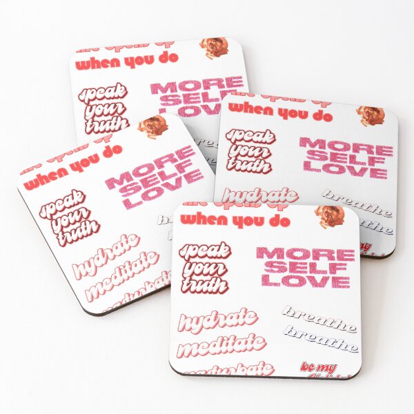 Item preview, Pink self love inspirational motivational fun stickers designed and sold by SoulRising.