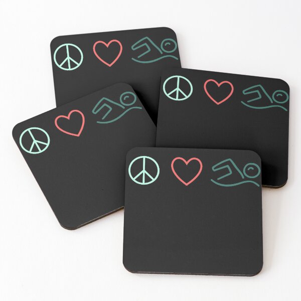 Item preview, peace love swim designed and sold by PRINTED ..